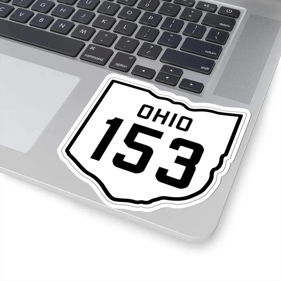 OH-153 1927 (Ohio) (Road Sign) STICKER Vinyl Kiss-Cut Decal - The Sticker Space
