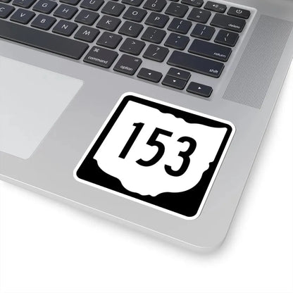 OH-153 1967 (Ohio) (Road Sign) STICKER Vinyl Kiss-Cut Decal - The Sticker Space