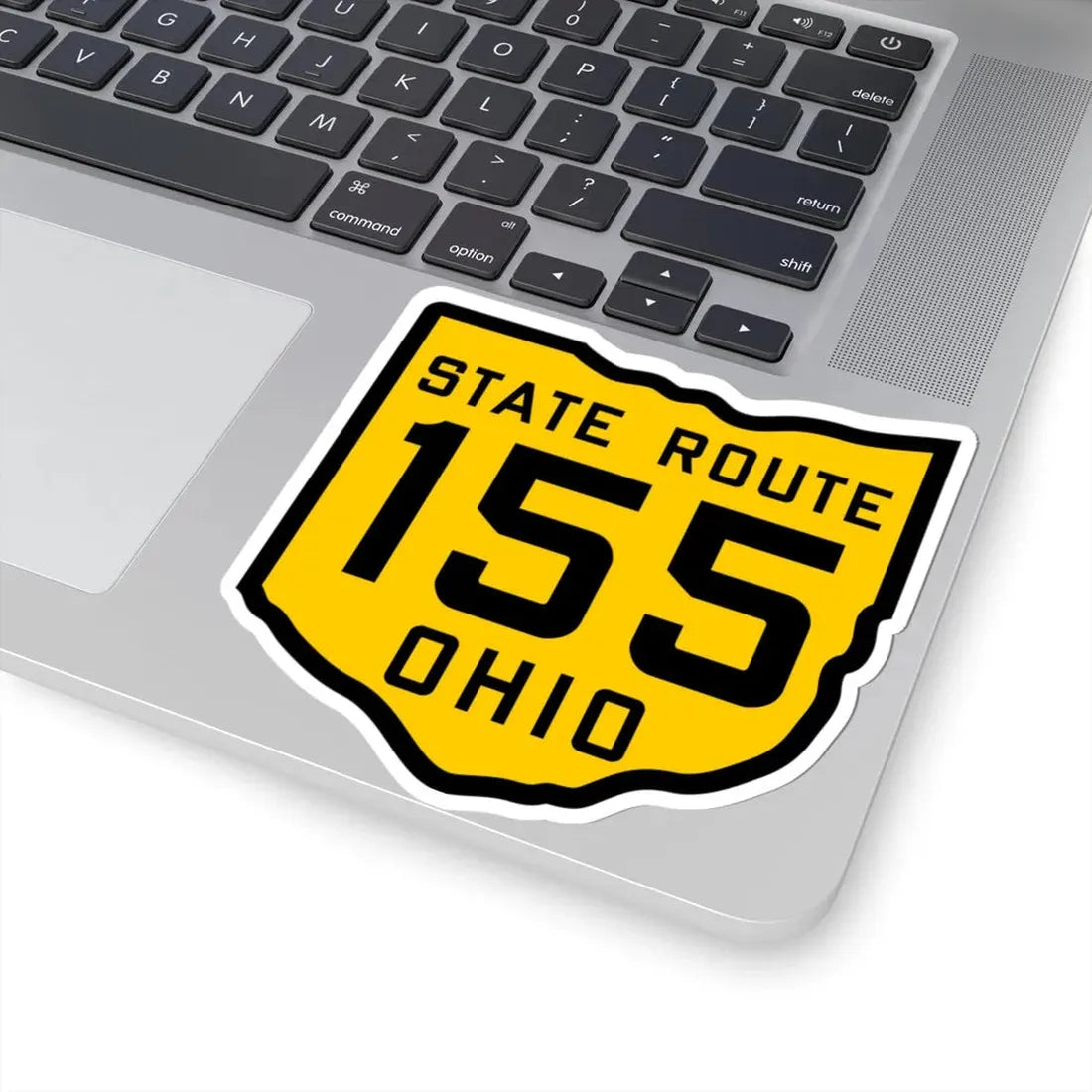 OH-155 1920 (Ohio) (Road Sign) STICKER Vinyl Kiss-Cut Decal - The Sticker Space