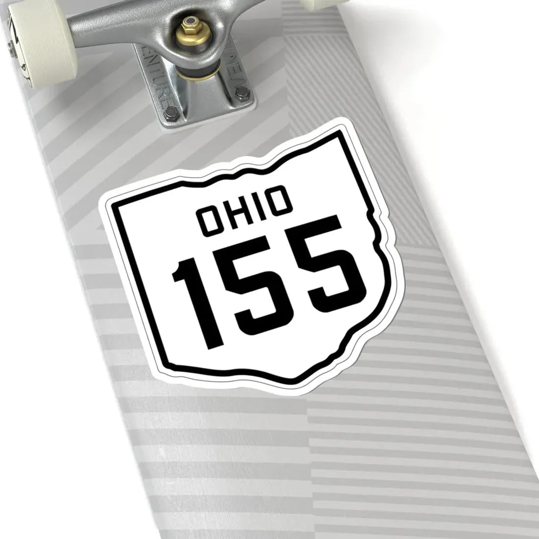 OH-155 1927 (Ohio) (Road Sign) STICKER Vinyl Kiss-Cut Decal - The Sticker Space