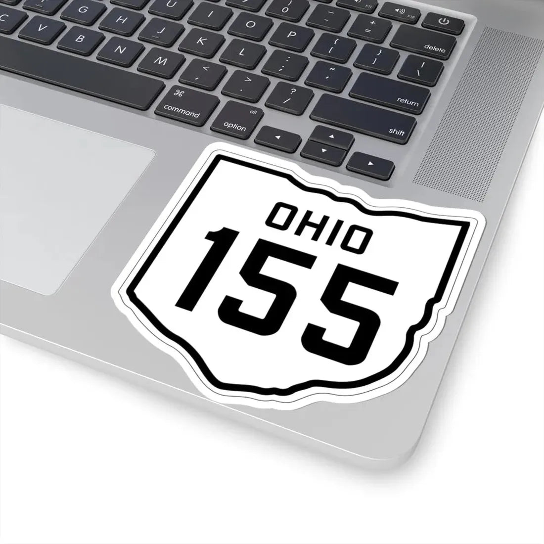 OH-155 1927 (Ohio) (Road Sign) STICKER Vinyl Kiss-Cut Decal - The Sticker Space