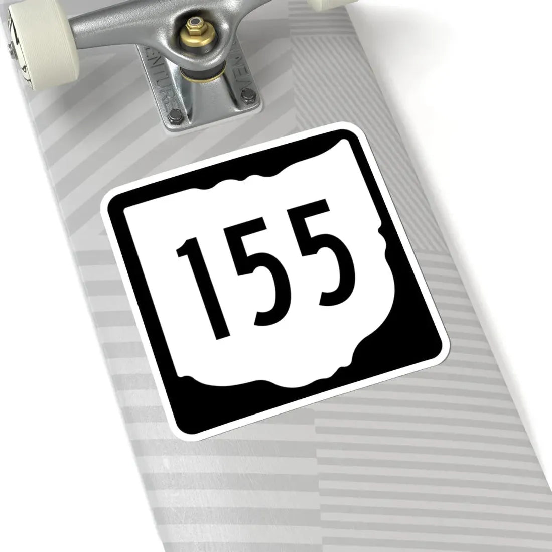 OH-155 1967 (Ohio) (Road Sign) STICKER Vinyl Kiss-Cut Decal - The Sticker Space