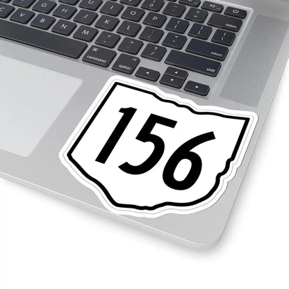 OH-156 1960 (Ohio) (Road Sign) STICKER Vinyl Kiss-Cut Decal - The Sticker Space