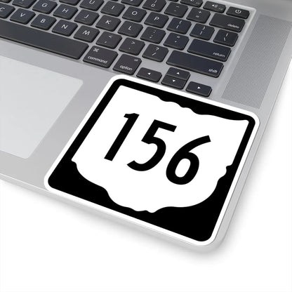 OH-156 1967 (Ohio) (Road Sign) STICKER Vinyl Kiss-Cut Decal - The Sticker Space
