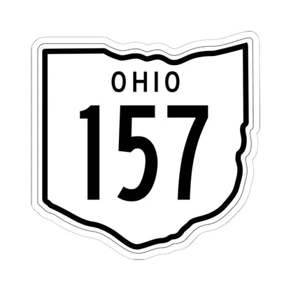 OH-157 1948 (Ohio) (Road Sign) STICKER Vinyl Kiss-Cut Decal 6 Inch White - The Sticker Space