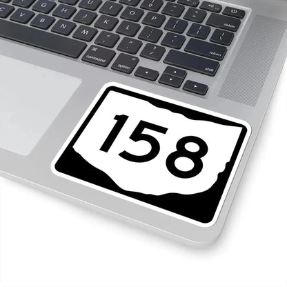 OH-158 (Ohio) (Road Sign) STICKER Vinyl Kiss-Cut Decal - The Sticker Space