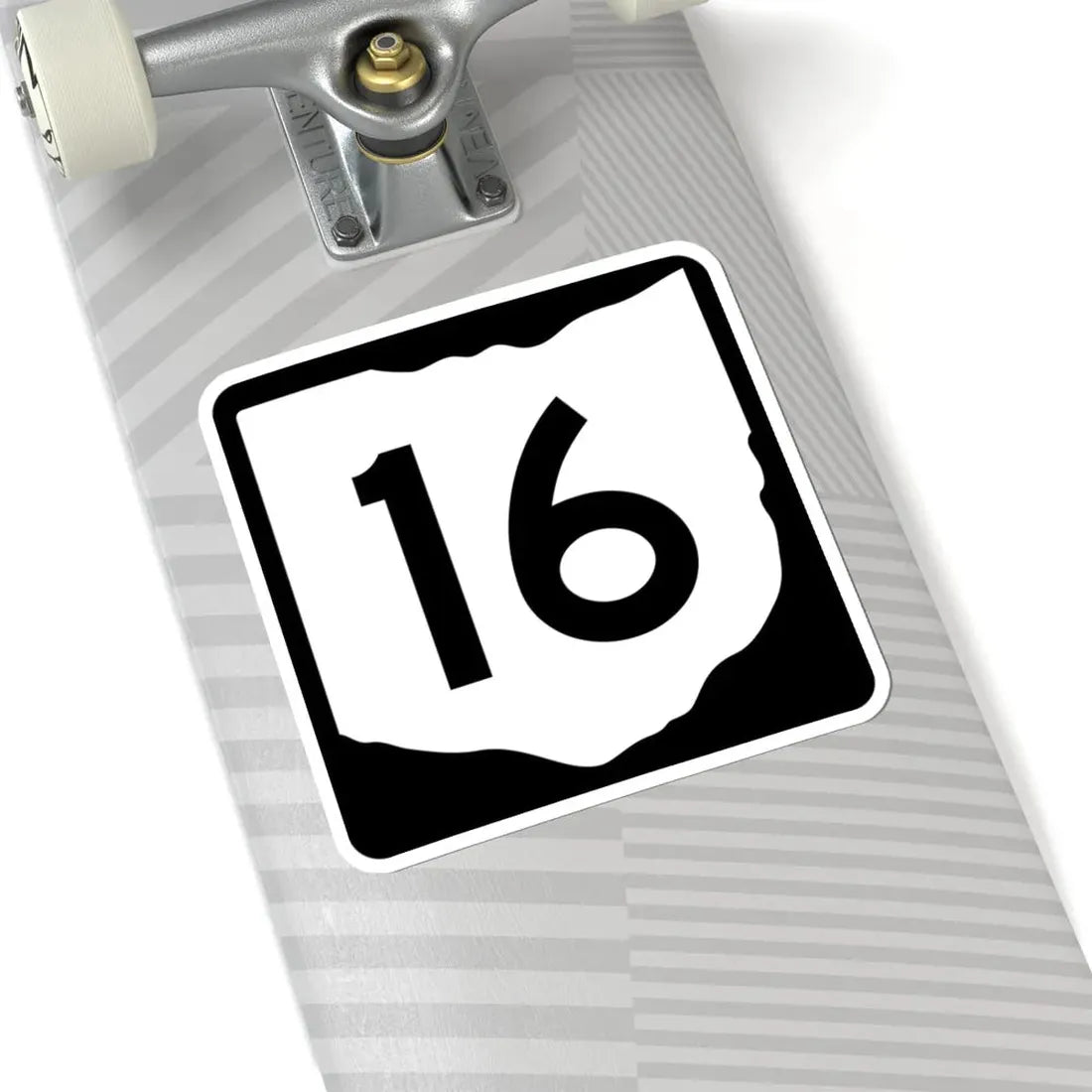 OH-16 (Ohio) (Road Sign) STICKER Vinyl Kiss-Cut Decal - The Sticker Space