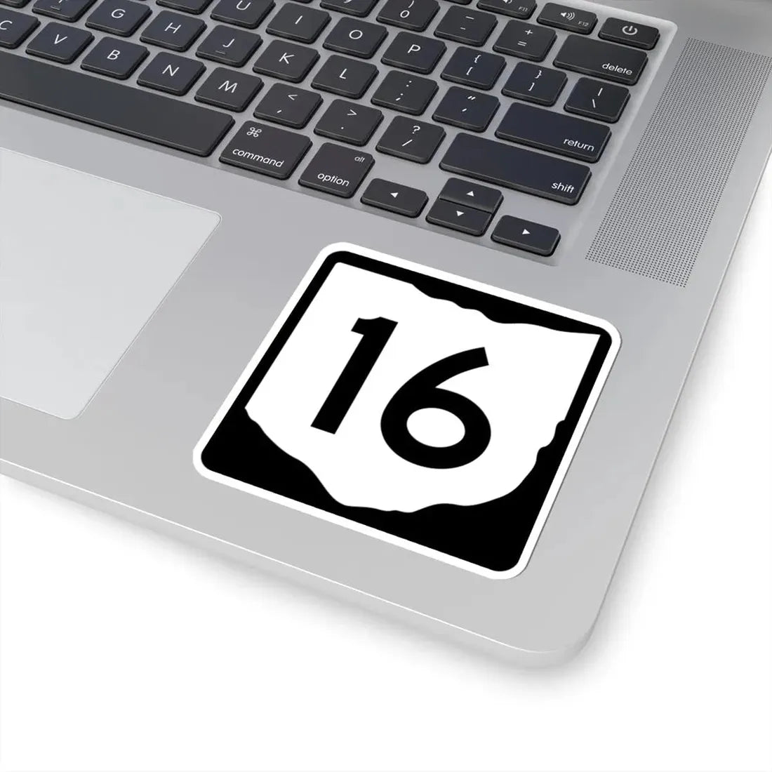 OH-16 (Ohio) (Road Sign) STICKER Vinyl Kiss-Cut Decal - The Sticker Space