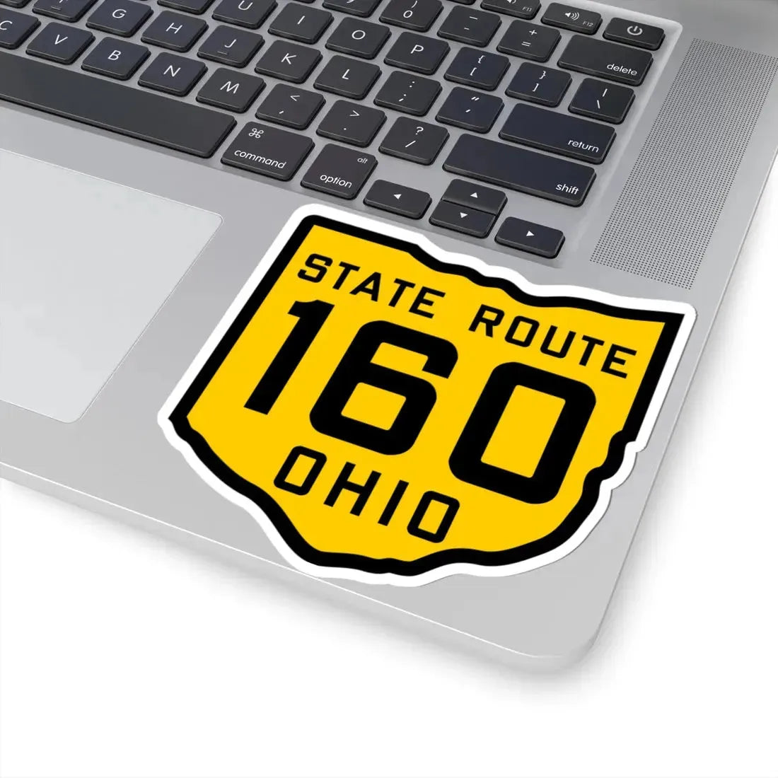 OH-160 1920 (Ohio) (Road Sign) STICKER Vinyl Kiss-Cut Decal - The Sticker Space