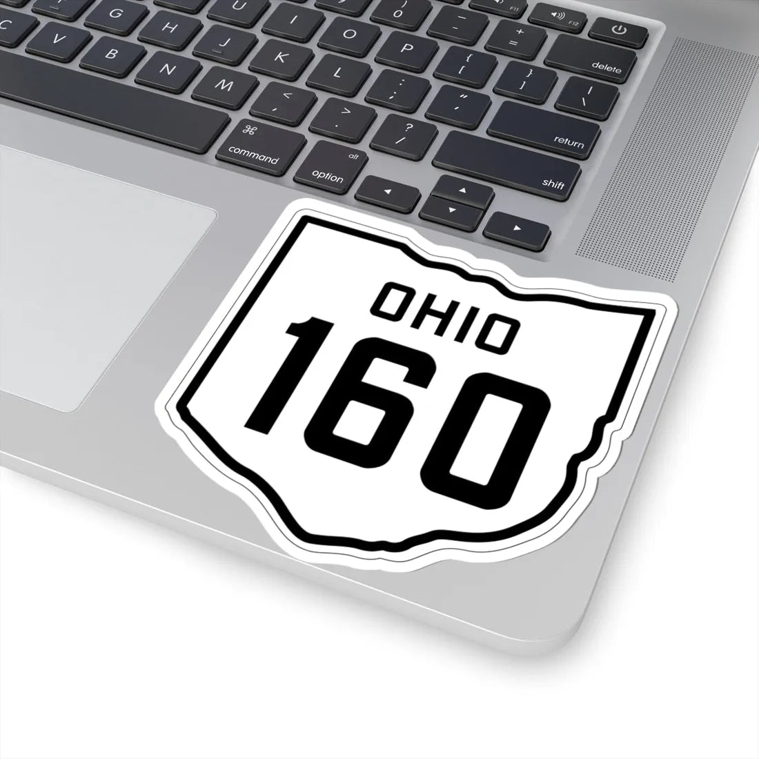 OH-160 1927 (Ohio) (Road Sign) STICKER Vinyl Kiss-Cut Decal - The Sticker Space