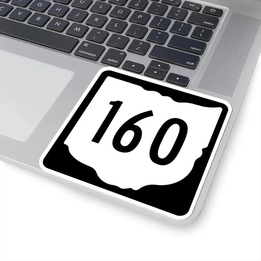 OH-160 1967 (Ohio) (Road Sign) STICKER Vinyl Kiss-Cut Decal - The Sticker Space