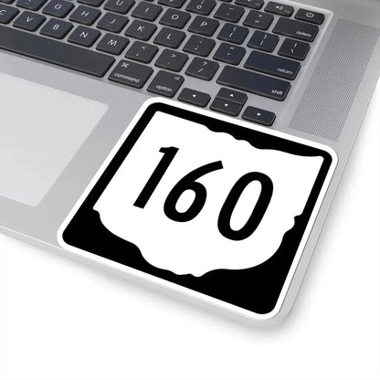 OH-160 1967 (Ohio) (Road Sign) STICKER Vinyl Kiss-Cut Decal - The Sticker Space