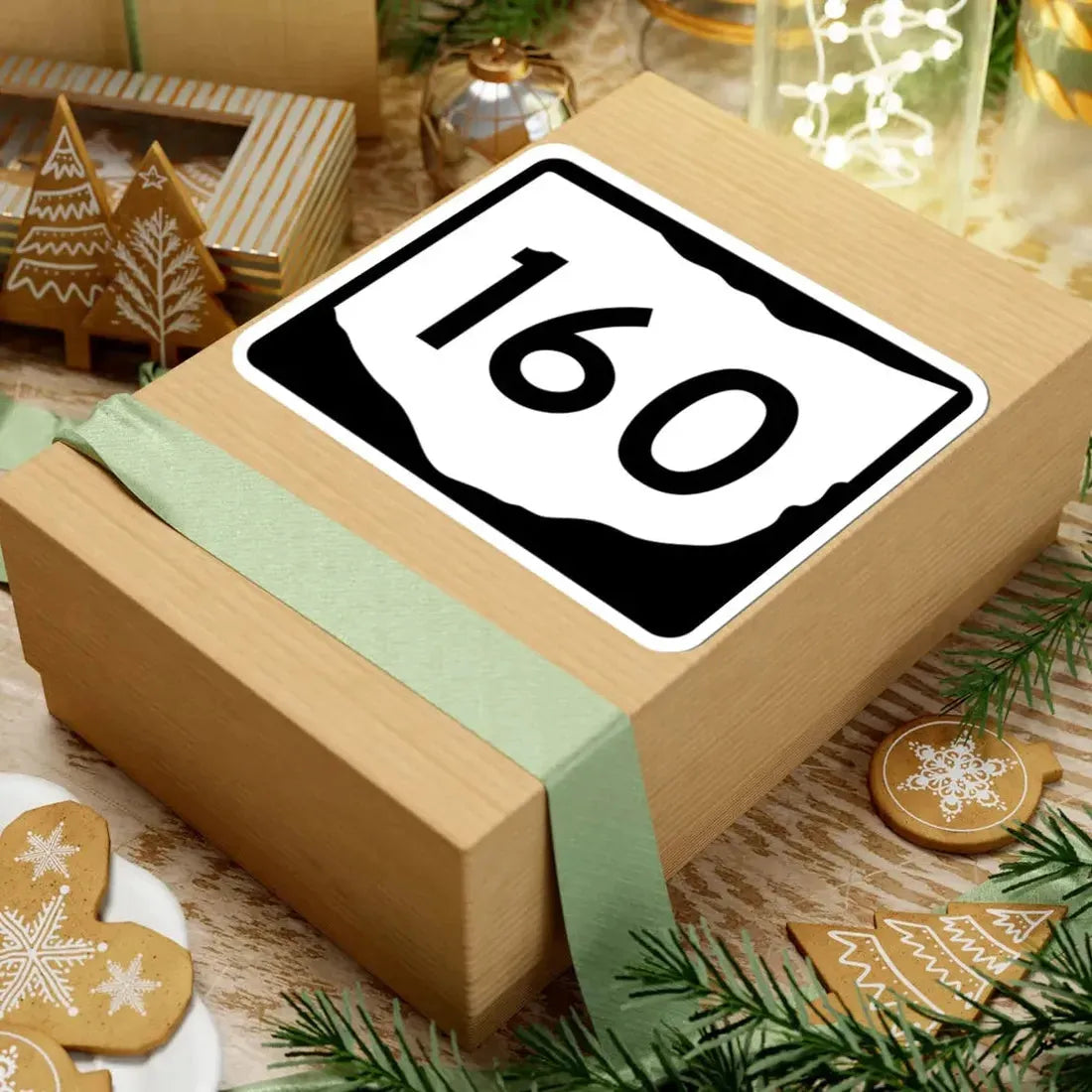 OH-160 (Ohio) (Road Sign) STICKER Vinyl Kiss-Cut Decal - The Sticker Space