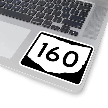OH-160 (Ohio) (Road Sign) STICKER Vinyl Kiss-Cut Decal - The Sticker Space