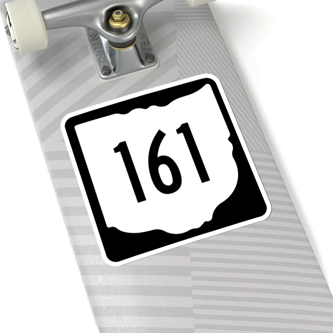 OH-161 1967 (Ohio) (Road Sign) STICKER Vinyl Kiss-Cut Decal - The Sticker Space