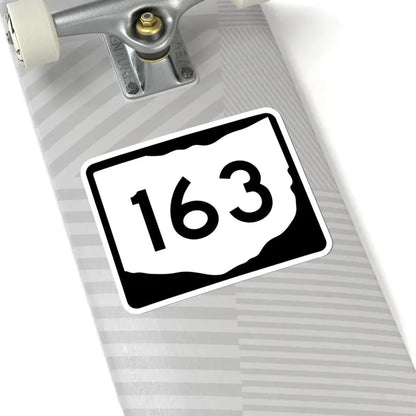 OH-163 (Ohio) (Road Sign) STICKER Vinyl Kiss-Cut Decal - The Sticker Space