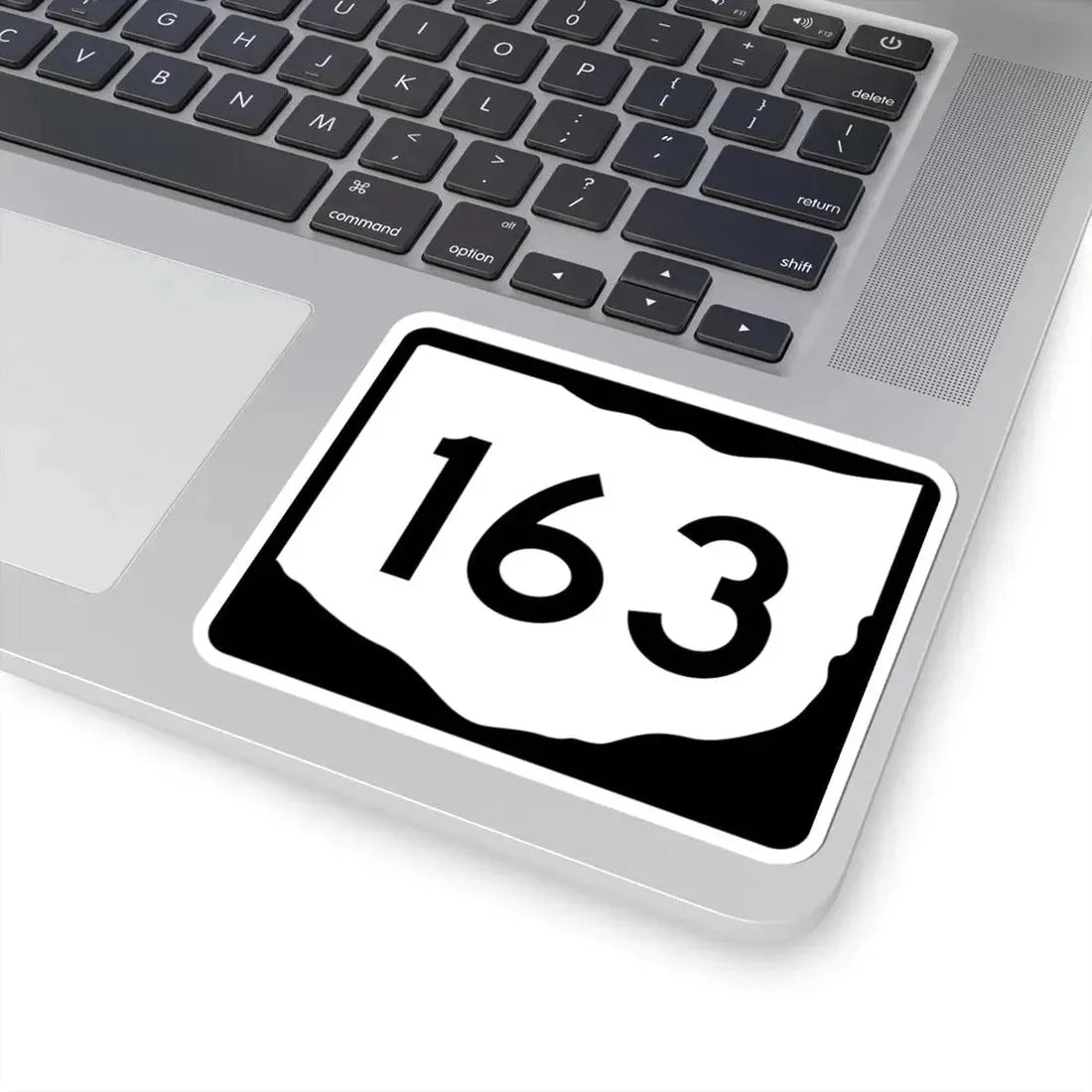 OH-163 (Ohio) (Road Sign) STICKER Vinyl Kiss-Cut Decal - The Sticker Space