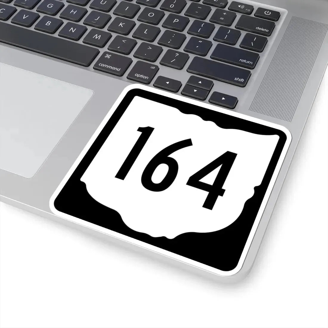 OH-164 1967 (Ohio) (Road Sign) STICKER Vinyl Kiss-Cut Decal - The Sticker Space