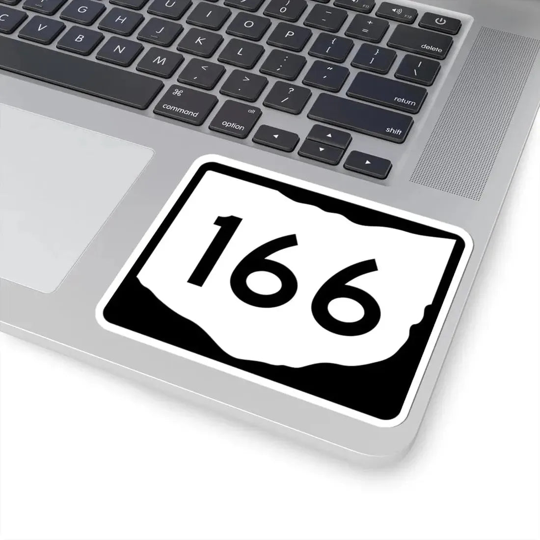 OH-166 (Ohio) (Road Sign) STICKER Vinyl Kiss-Cut Decal - The Sticker Space