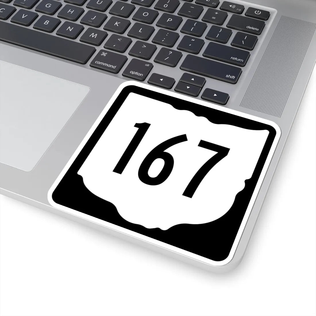 OH-167 1967 (Ohio) (Road Sign) STICKER Vinyl Kiss-Cut Decal - The Sticker Space
