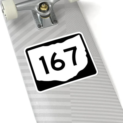 OH-167 (Ohio) (Road Sign) STICKER Vinyl Kiss-Cut Decal - The Sticker Space