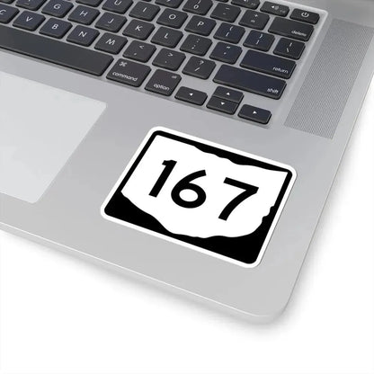 OH-167 (Ohio) (Road Sign) STICKER Vinyl Kiss-Cut Decal - The Sticker Space