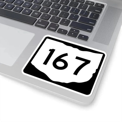 OH-167 (Ohio) (Road Sign) STICKER Vinyl Kiss-Cut Decal - The Sticker Space