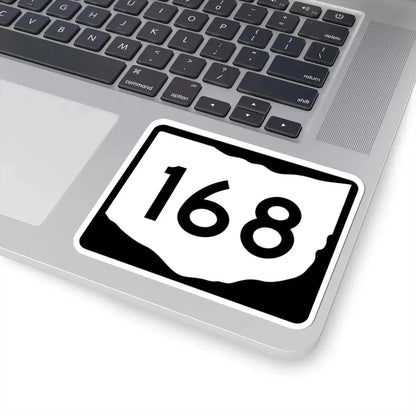 OH-168 (Ohio) (Road Sign) STICKER Vinyl Kiss-Cut Decal - The Sticker Space