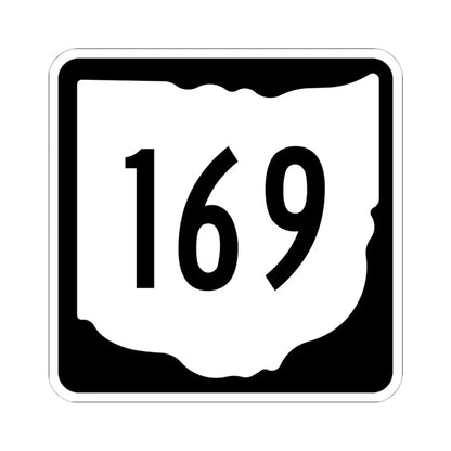 OH-169 1967 (Ohio) (Road Sign) STICKER Vinyl Kiss-Cut Decal 6 Inch White - The Sticker Space