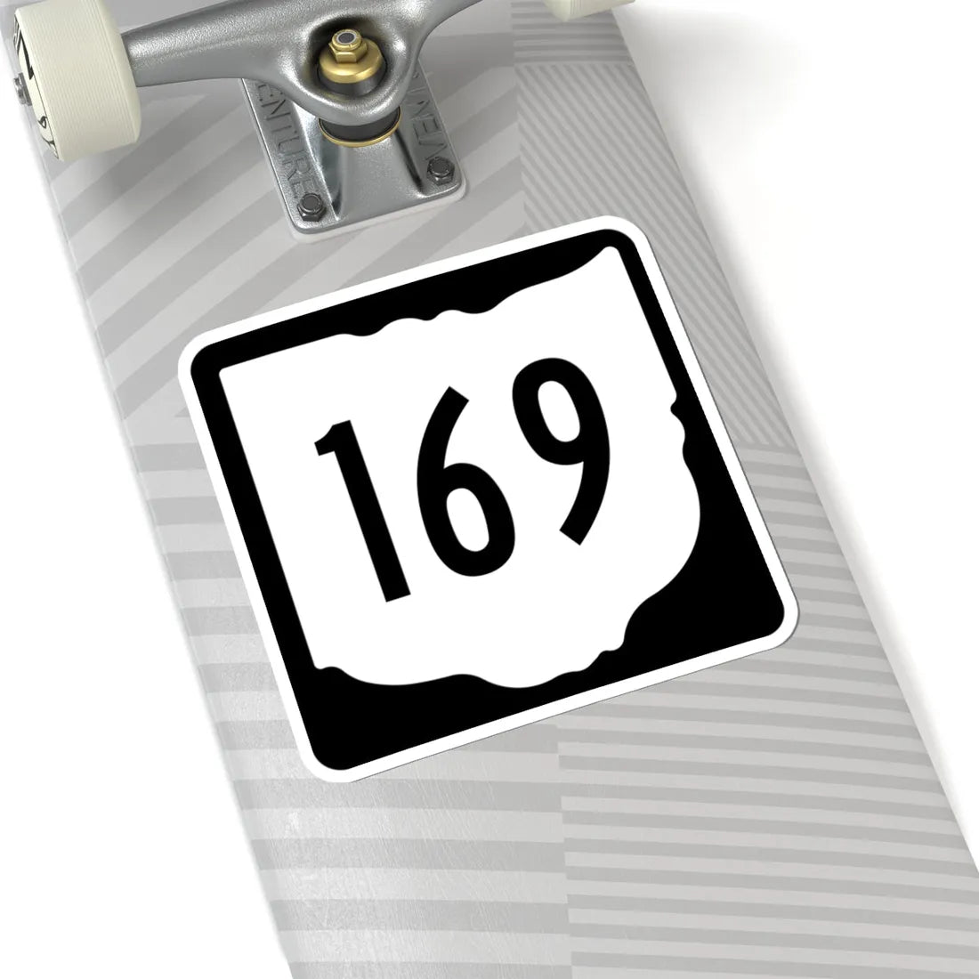 OH-169 1967 (Ohio) (Road Sign) STICKER Vinyl Kiss-Cut Decal - The Sticker Space