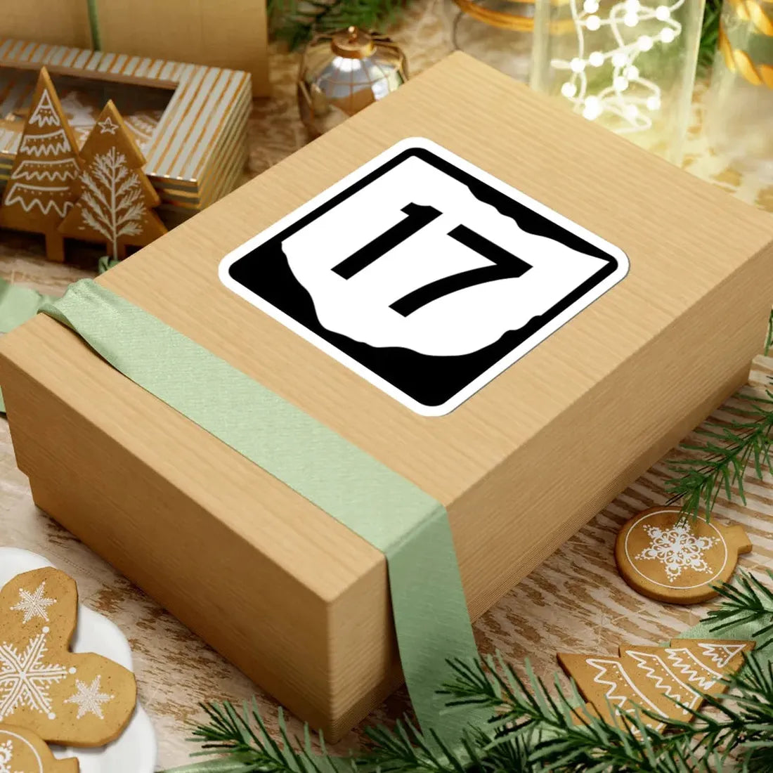 OH-17 (Ohio) (Road Sign) STICKER Vinyl Kiss-Cut Decal - The Sticker Space