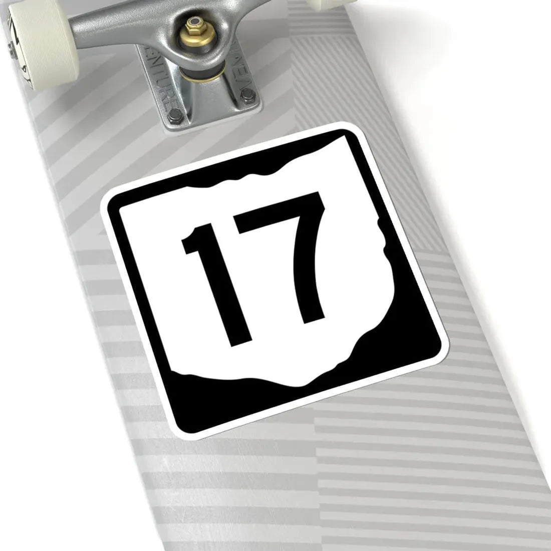 OH-17 (Ohio) (Road Sign) STICKER Vinyl Kiss-Cut Decal - The Sticker Space