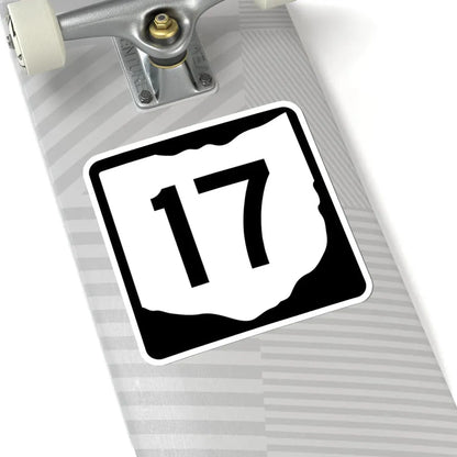OH-17 (Ohio) (Road Sign) STICKER Vinyl Kiss-Cut Decal - The Sticker Space