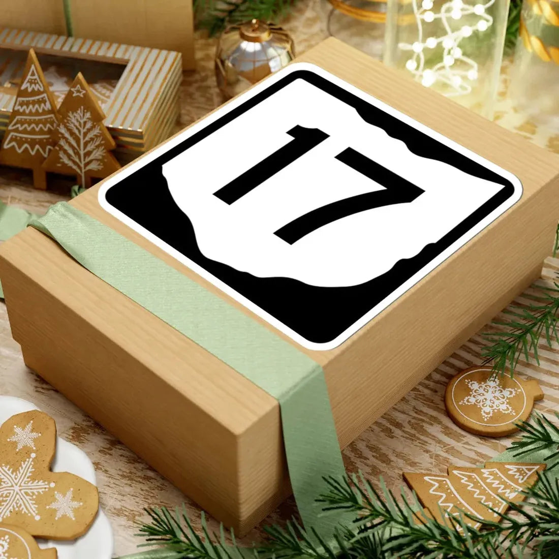 OH-17 (Ohio) (Road Sign) STICKER Vinyl Kiss-Cut Decal - The Sticker Space