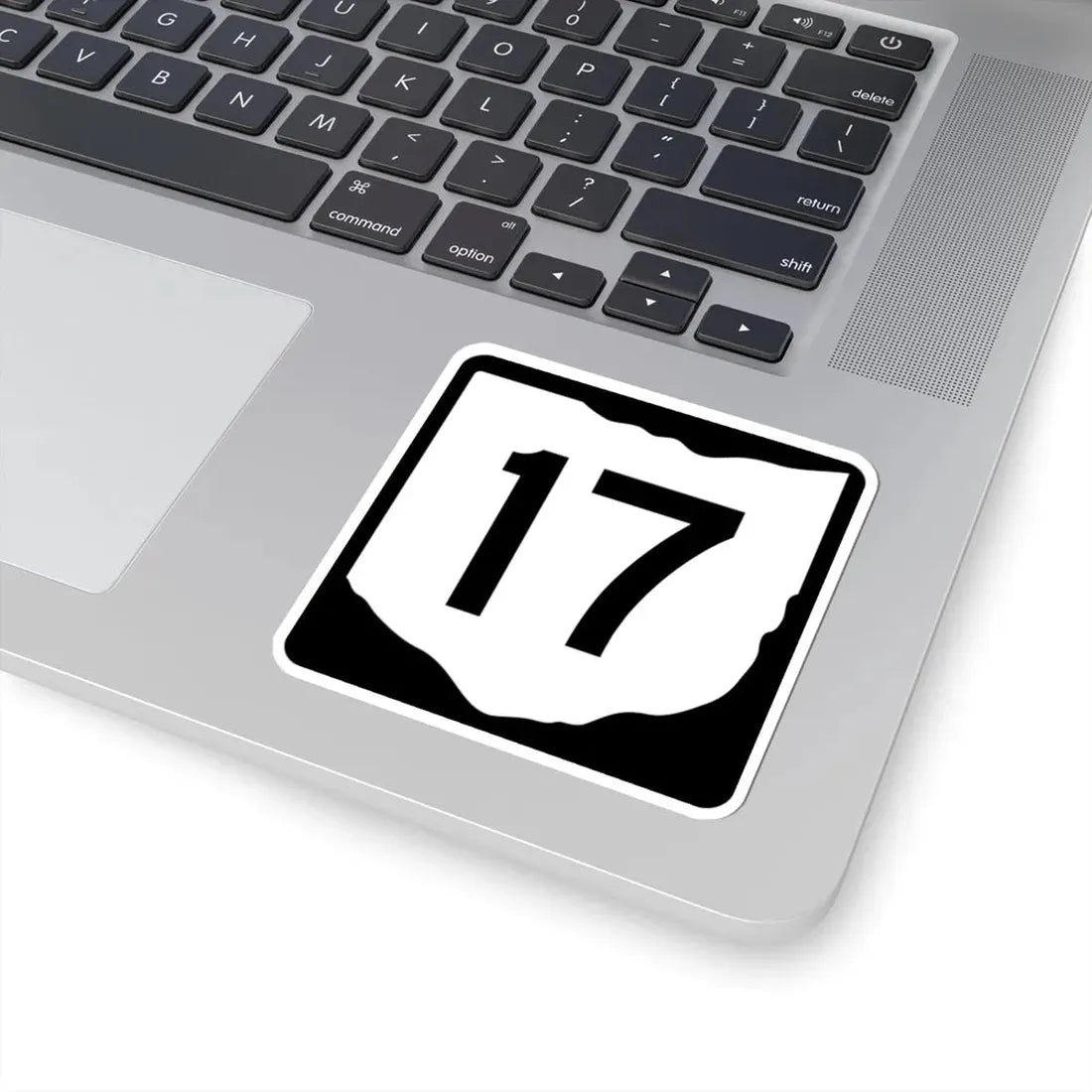 OH-17 (Ohio) (Road Sign) STICKER Vinyl Kiss-Cut Decal - The Sticker Space