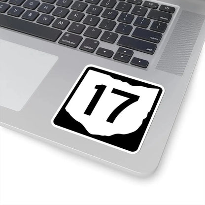 OH-17 (Ohio) (Road Sign) STICKER Vinyl Kiss-Cut Decal - The Sticker Space