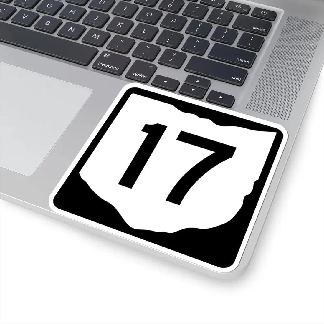 OH-17 (Ohio) (Road Sign) STICKER Vinyl Kiss-Cut Decal - The Sticker Space
