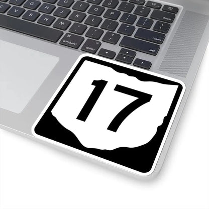 OH-17 (Ohio) (Road Sign) STICKER Vinyl Kiss-Cut Decal - The Sticker Space