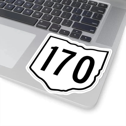 OH-170 1960 (Ohio) (Road Sign) STICKER Vinyl Kiss-Cut Decal - The Sticker Space