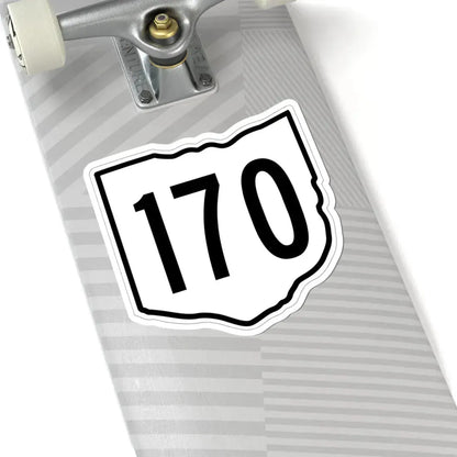OH-170 1960 (Ohio) (Road Sign) STICKER Vinyl Kiss-Cut Decal - The Sticker Space