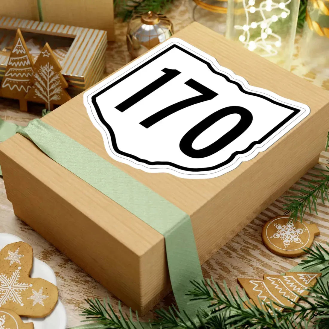 OH-170 1960 (Ohio) (Road Sign) STICKER Vinyl Kiss-Cut Decal - The Sticker Space