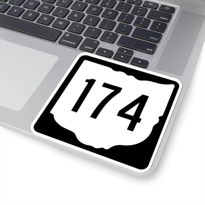 OH-174 1967 (Ohio) (Road Sign) STICKER Vinyl Kiss-Cut Decal - The Sticker Space