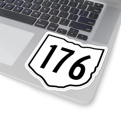 OH-176 1960 (Ohio) (Road Sign) STICKER Vinyl Kiss-Cut Decal - The Sticker Space