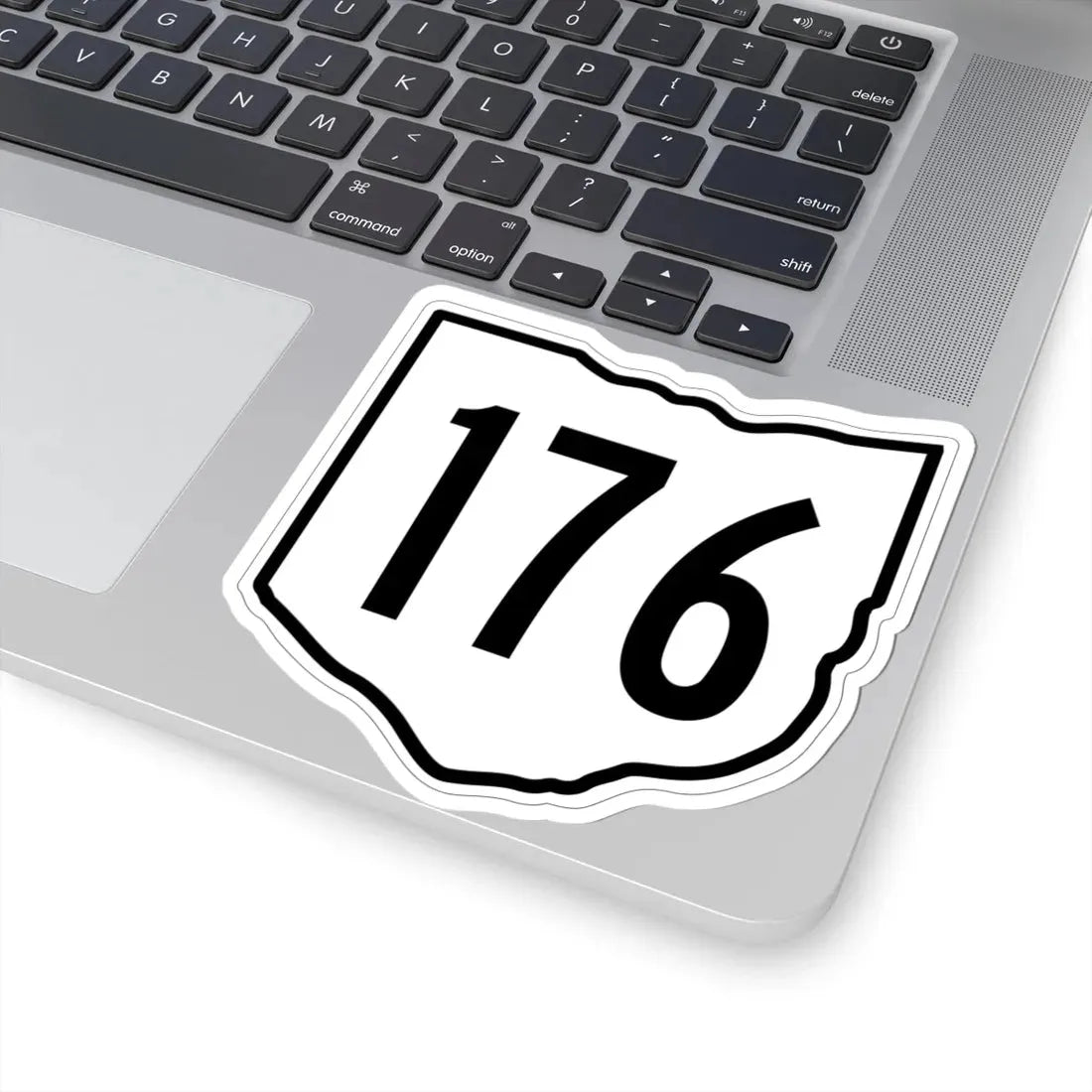 OH-176 1960 (Ohio) (Road Sign) STICKER Vinyl Kiss-Cut Decal - The Sticker Space