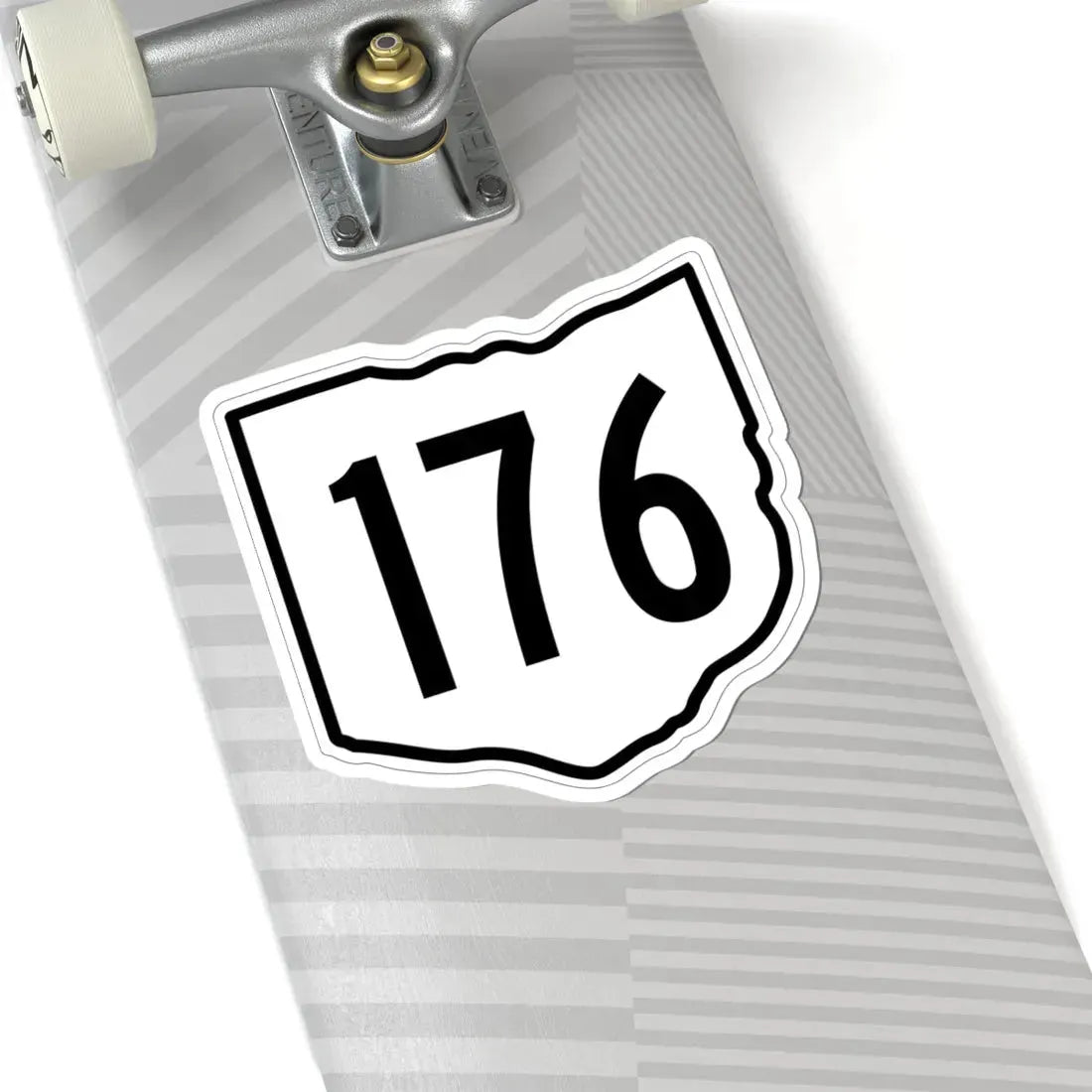 OH-176 1960 (Ohio) (Road Sign) STICKER Vinyl Kiss-Cut Decal - The Sticker Space