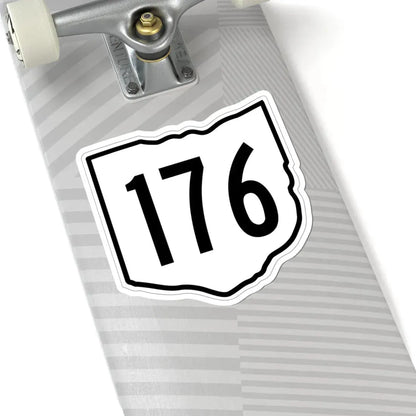 OH-176 1960 (Ohio) (Road Sign) STICKER Vinyl Kiss-Cut Decal - The Sticker Space
