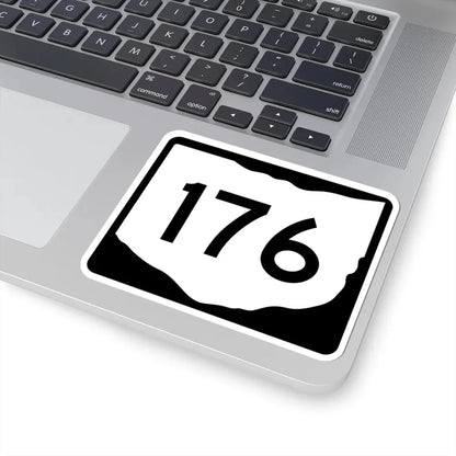 OH-176 (Ohio) (Road Sign) STICKER Vinyl Kiss-Cut Decal - The Sticker Space