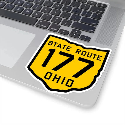 OH-177 1920 (Ohio) (Road Sign) STICKER Vinyl Kiss-Cut Decal - The Sticker Space