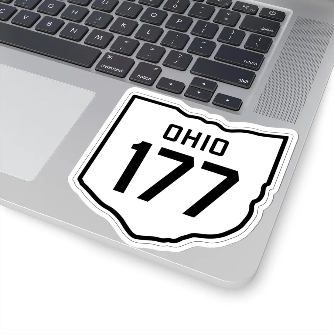 OH-177 1927 (Ohio) (Road Sign) STICKER Vinyl Kiss-Cut Decal - The Sticker Space
