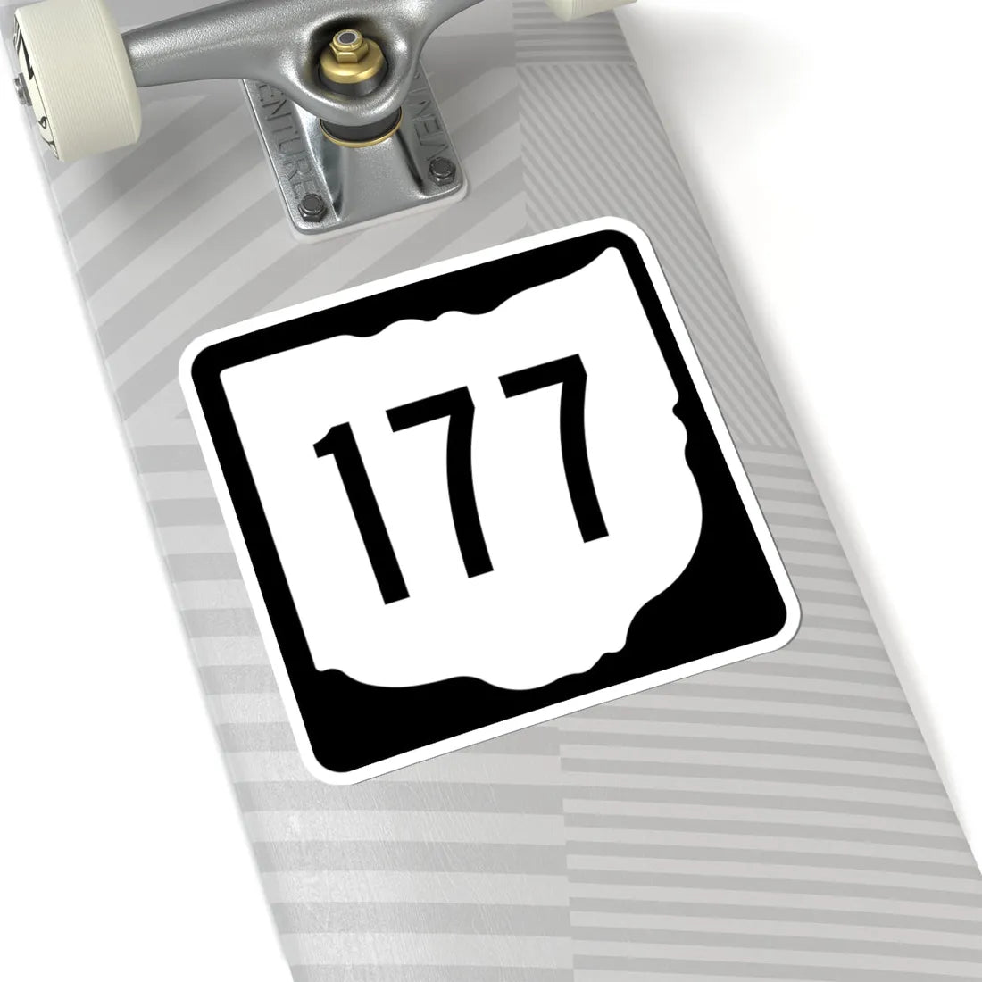 OH-177 1967 (Ohio) (Road Sign) STICKER Vinyl Kiss-Cut Decal - The Sticker Space